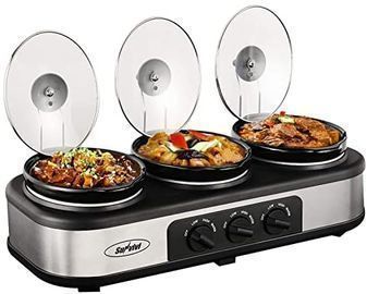 Sunvivi Triple Slow Cooker