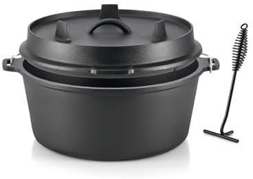 9 Quart Pre-Seasoned Cast Iron Dutch Oven