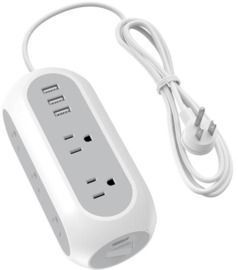 Tessan Desk Charging Surge Protector Power Strip