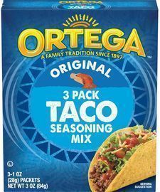 Ortega Taco Seasoning Mix, 1oz Packet, 3ct