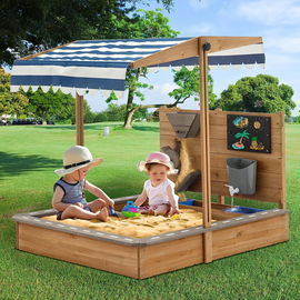 Large Sandbox with Canopy
