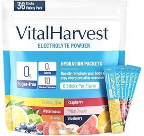 VitalHarvest Electrolytes Powder Packets, 36ct