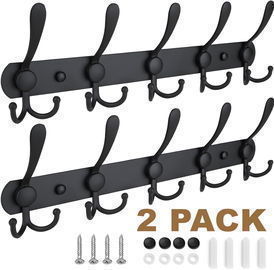 Wall Mounted Coat Rack, 2pk