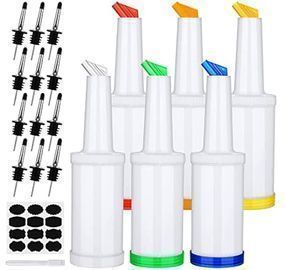 Pour Bottles Juice Containers, 6pk