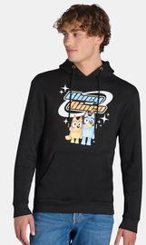 Bluey Men's Y2K Graphic Hoodie Sweatshirt
