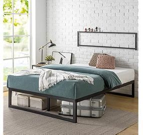 ZINUS Abel Metal Platform Bed Frame, Queen