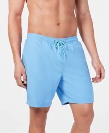 Men's Quick-Dry Performance Solid 7" Swim Trunks