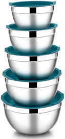Mixing Bowls with Lids, Set of 5