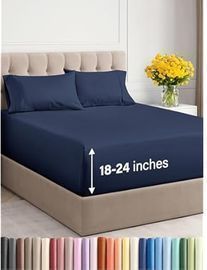 Extra Deep Breathable 4pc Sheet Set