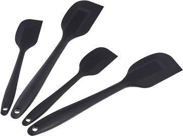 Non-Stick Heat Resistant Rectangular Silicone Spatula Set
