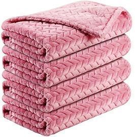 Soft Baby Sherpa Blanket Flannel, 4ct