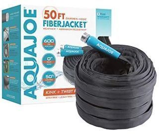 Aqua Joe FiberJacket Non-Expanding Kink-Free 50ft Hose