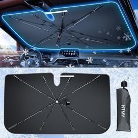 Windshield Sun Shade Umbrella for Car, Medium - Prime Members Only