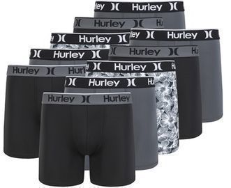 Hurley Men's Printed Boxer Brief, 10pk