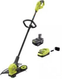 RYOBI ONE+ 18V 13" Cordless Battery String Trimmer/Edger w/ 4.0 Ah Battery and Charger