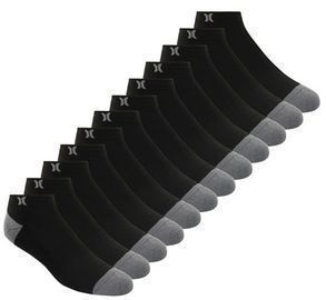Hurley Men's Low Cut Socks, 12pr