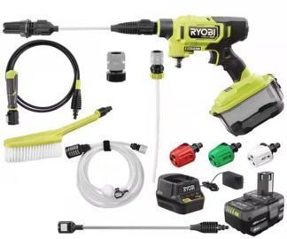 RYOBI ONE+ HP 18-Volt Brushless EZClean 600 PSI 0.7 GPM Cordless Electric Power Cleaner