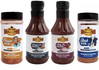 Fat Boy Hickman's BBQ Summertime Rubs & Sauces, 4pk