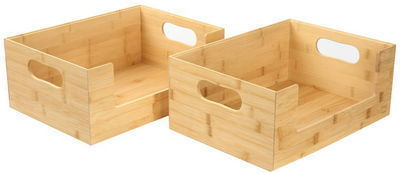 The Home Edit Open Front Storage Bin, 2ct