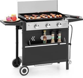 Captiva Designs 27" Flat Top Griddle Grill with Ceramic Coated Cast Iron Pan