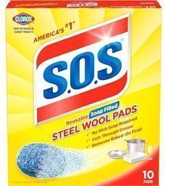 S.O.S. Steel Wool Soap Pads, 10ct