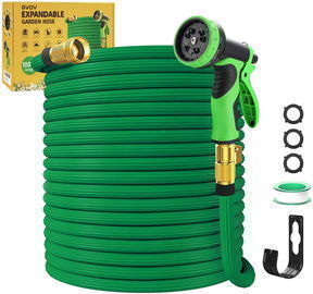 100ft Expandable Water Hose with Spray Nozzle