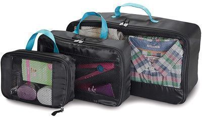 Smart Design Mesh Travel Bags, Set of 3