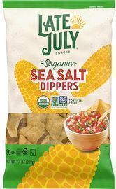 Late July Sea Salt Dippers Organic Tortilla Chips, 7.4oz Bag