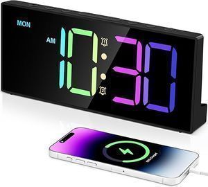 Digital Alarm Clock w/ Loud Alarm